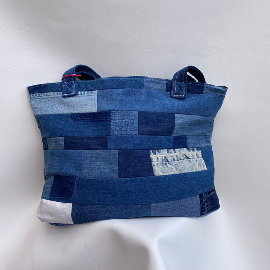 Anyclub Upcycled Denim Tote Bag