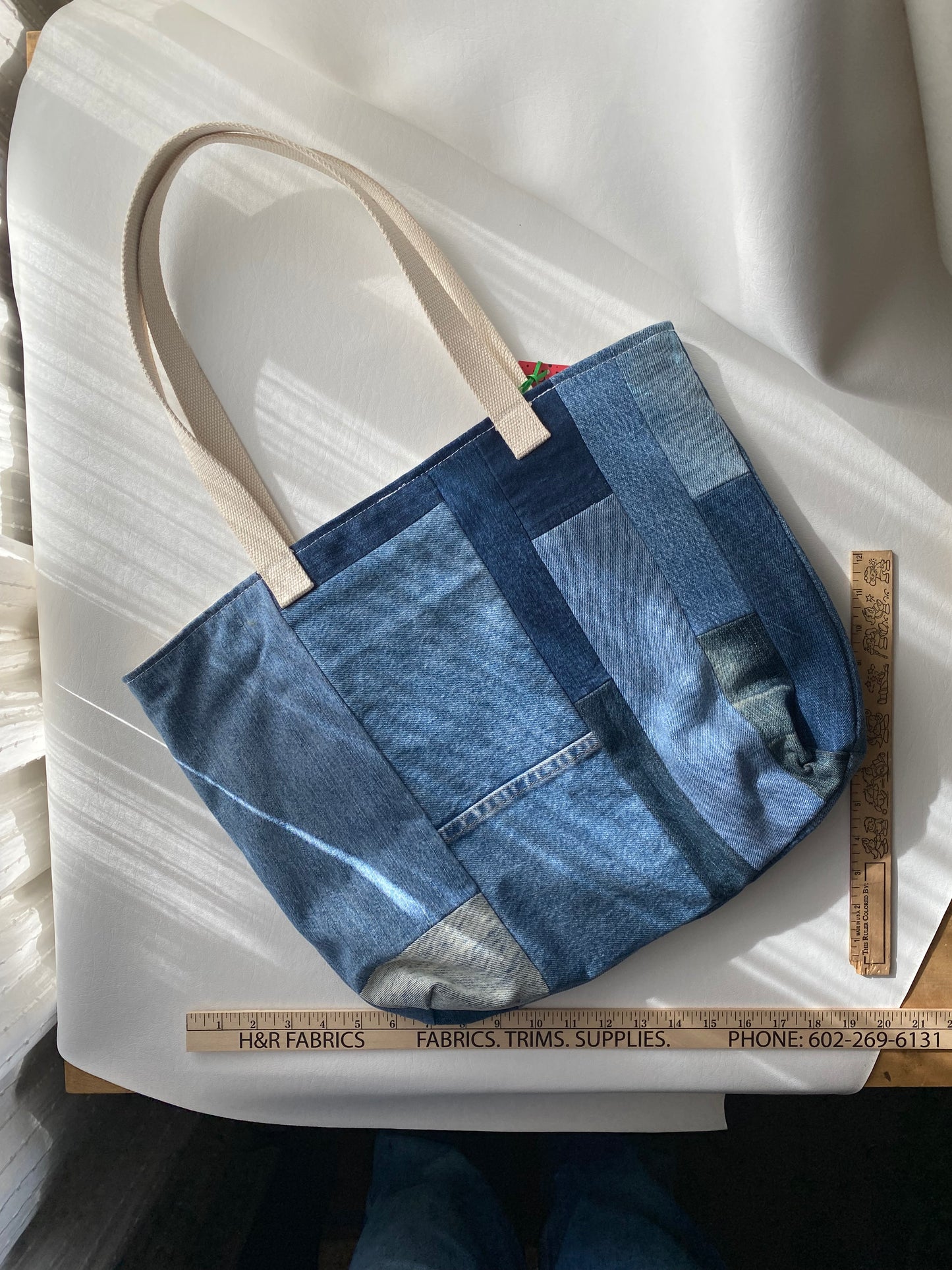 My bike Anyclub Upcycled Denim Tote Bag