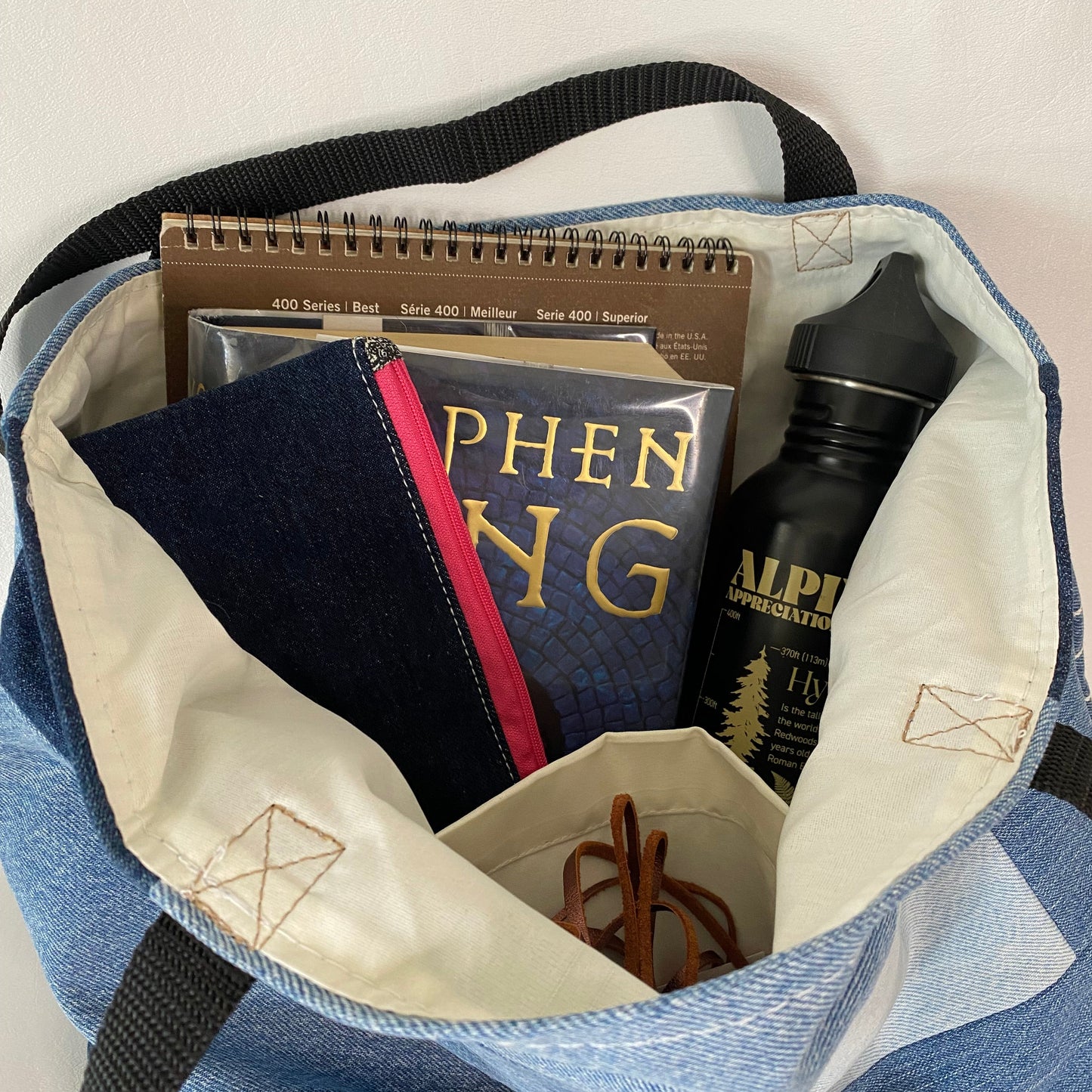 Anyclub Upcycled Denim Tote Bag