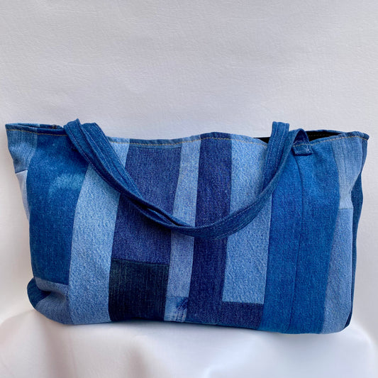 Anyclub Upcycled Denim Tote Bag
