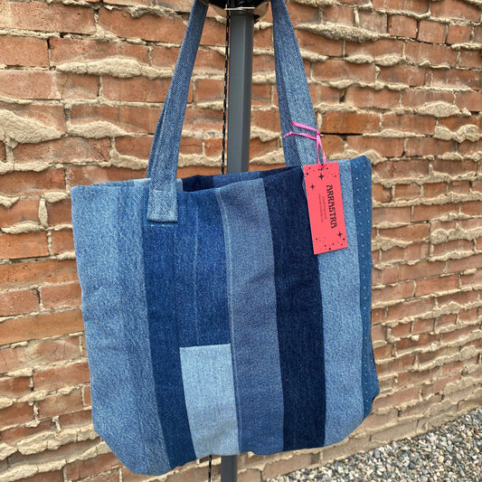 Anyclub Upcycled Denim Tote Bag