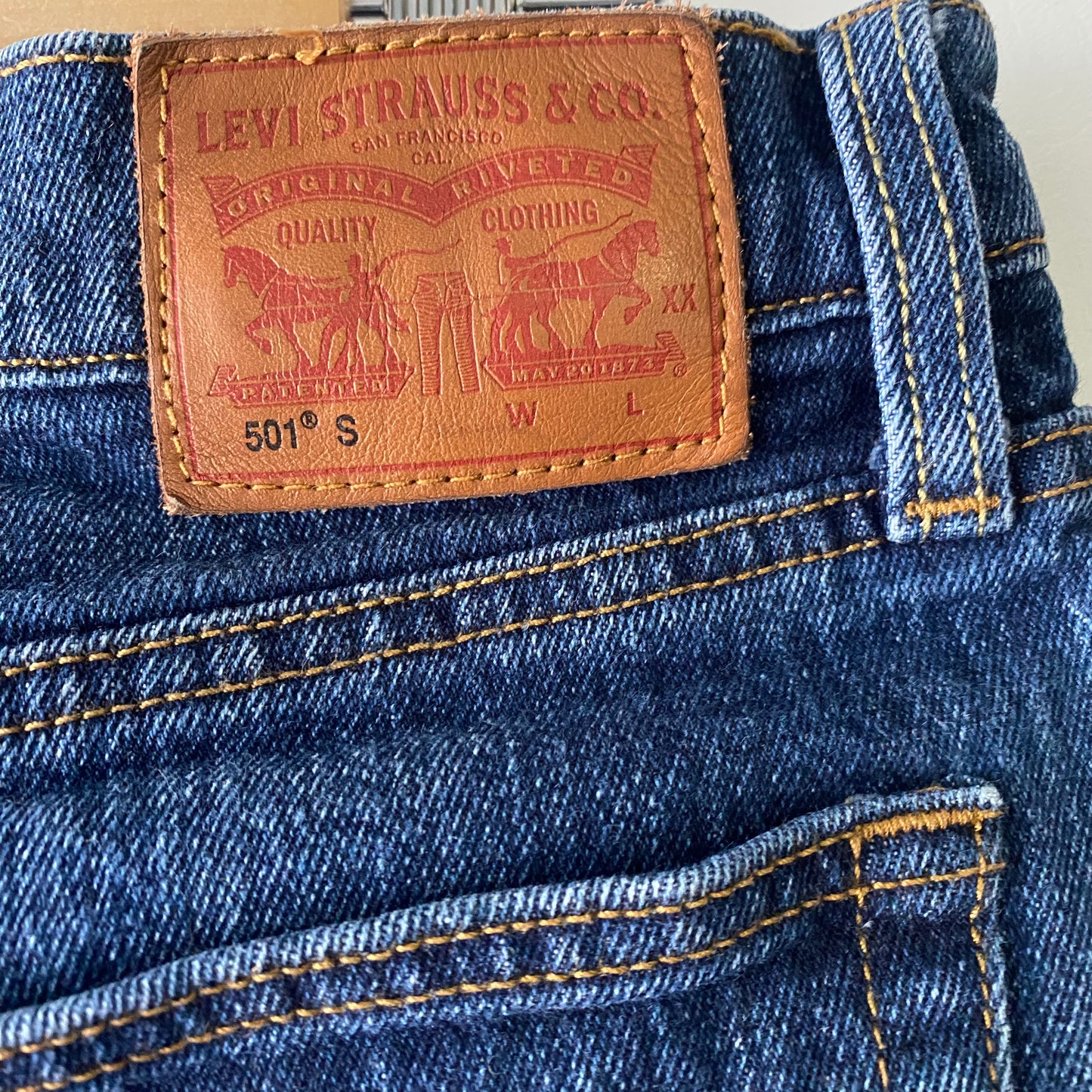 Re-Wear 501's Levi's Denim Jeans
