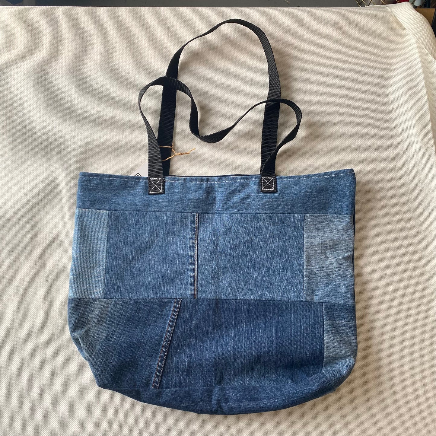 Anyclub Upcycled Denim Tote Bag