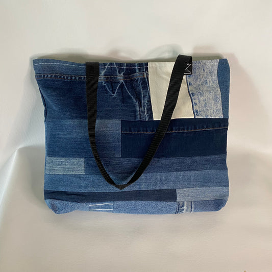 Anyclub Upcycled Denim Tote Bag