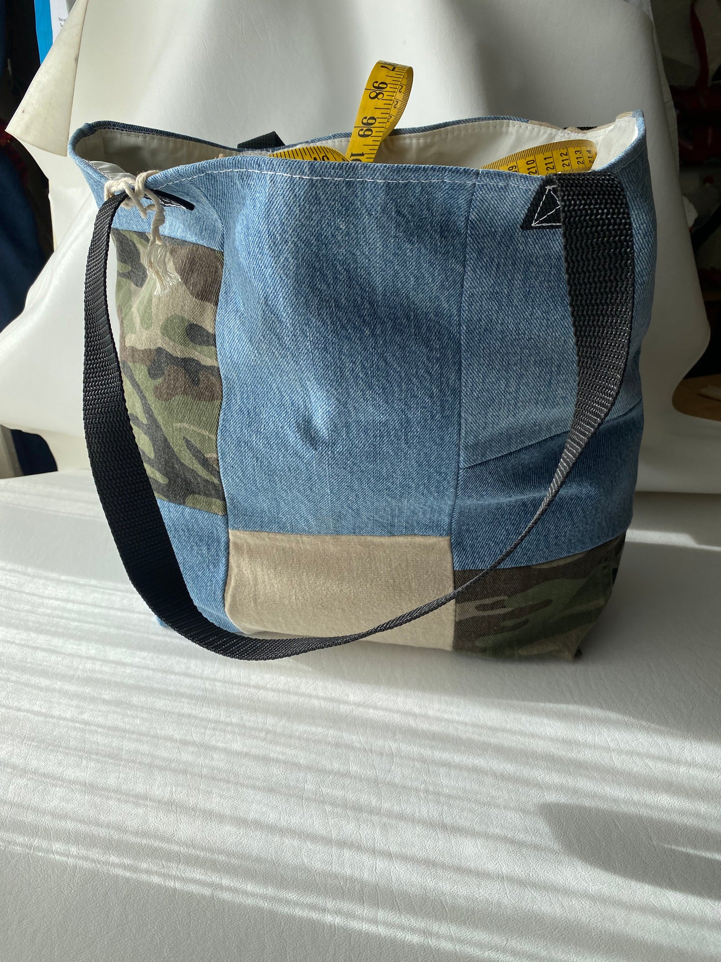 Multi-tool Anyclub Upcycled Denim Tote Bag