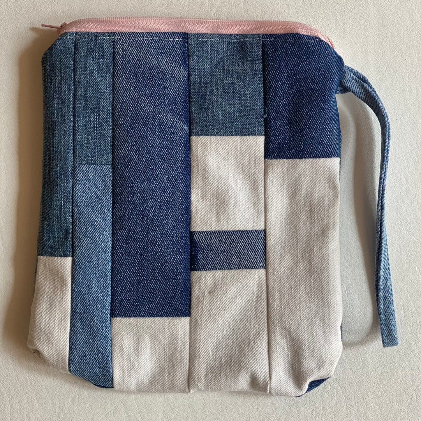 Denim Grab and Go Wristlet