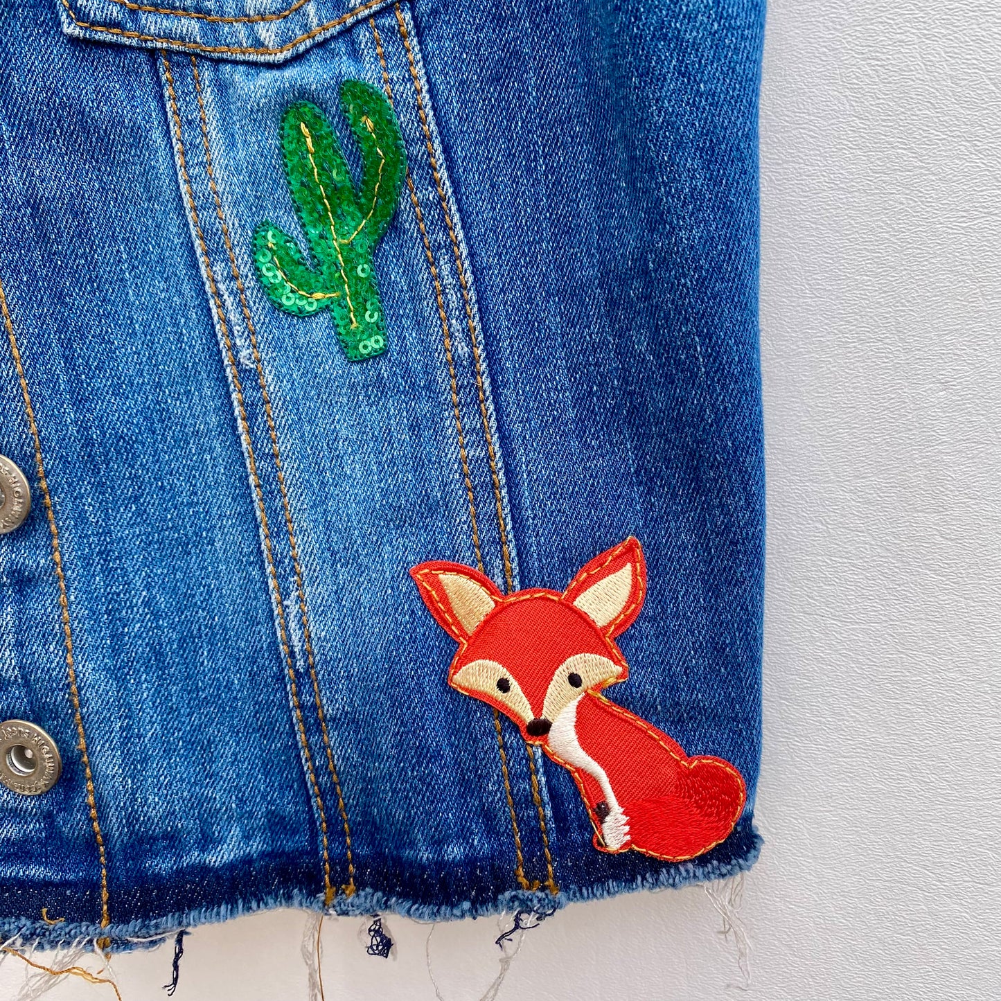 Cut Off Denim Adventure Vest