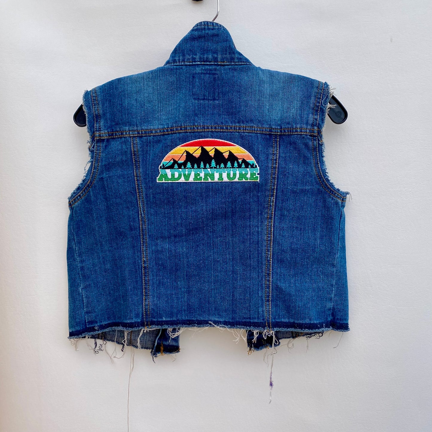 Cut Off Denim Adventure Vest