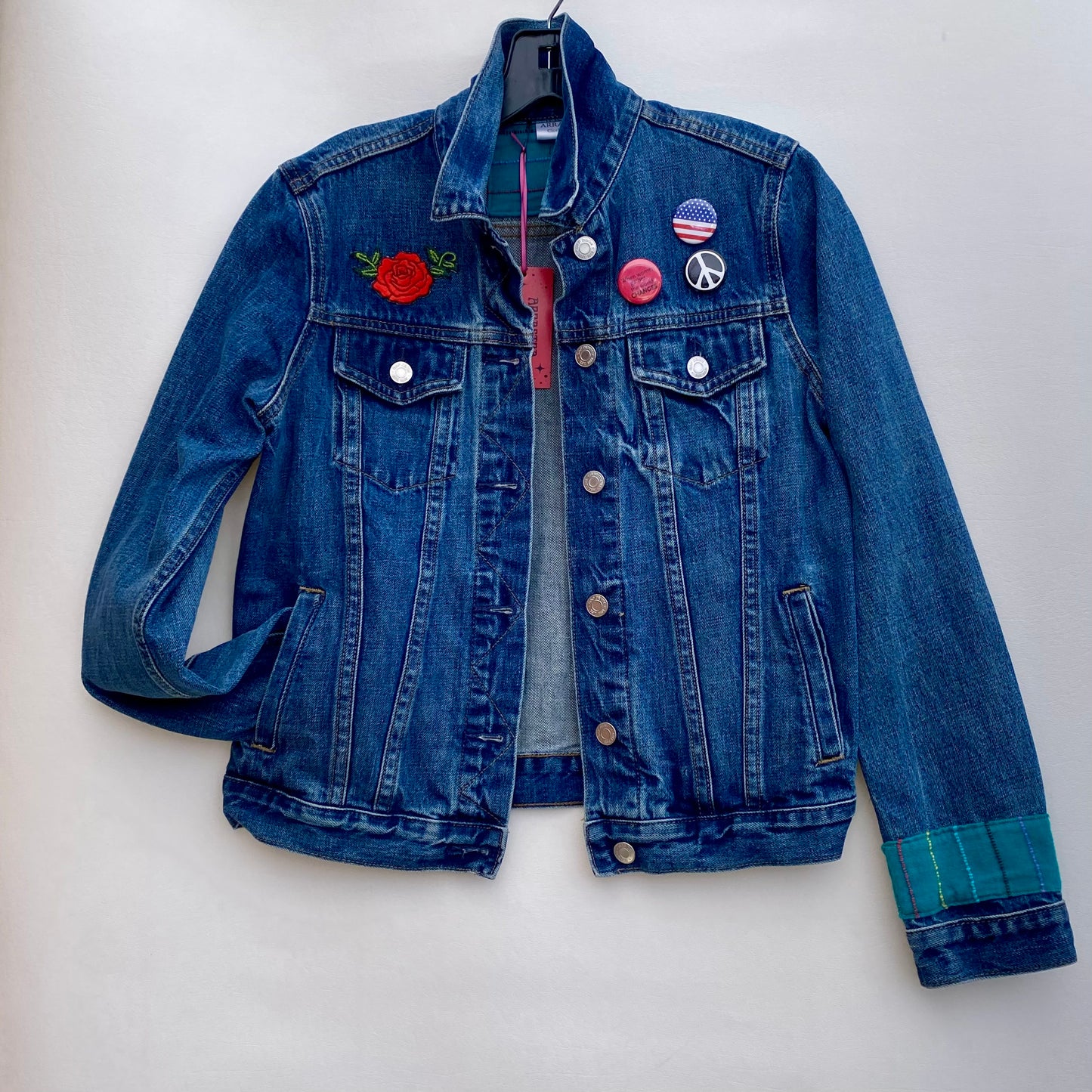 Denim Jacket Patches and Buttons
