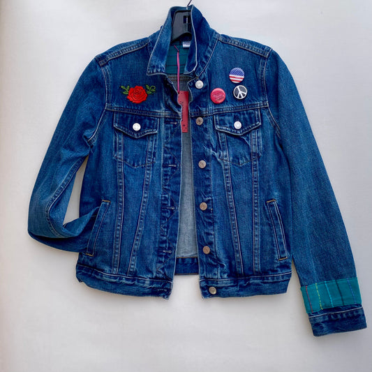 Denim Jacket Patches and Buttons