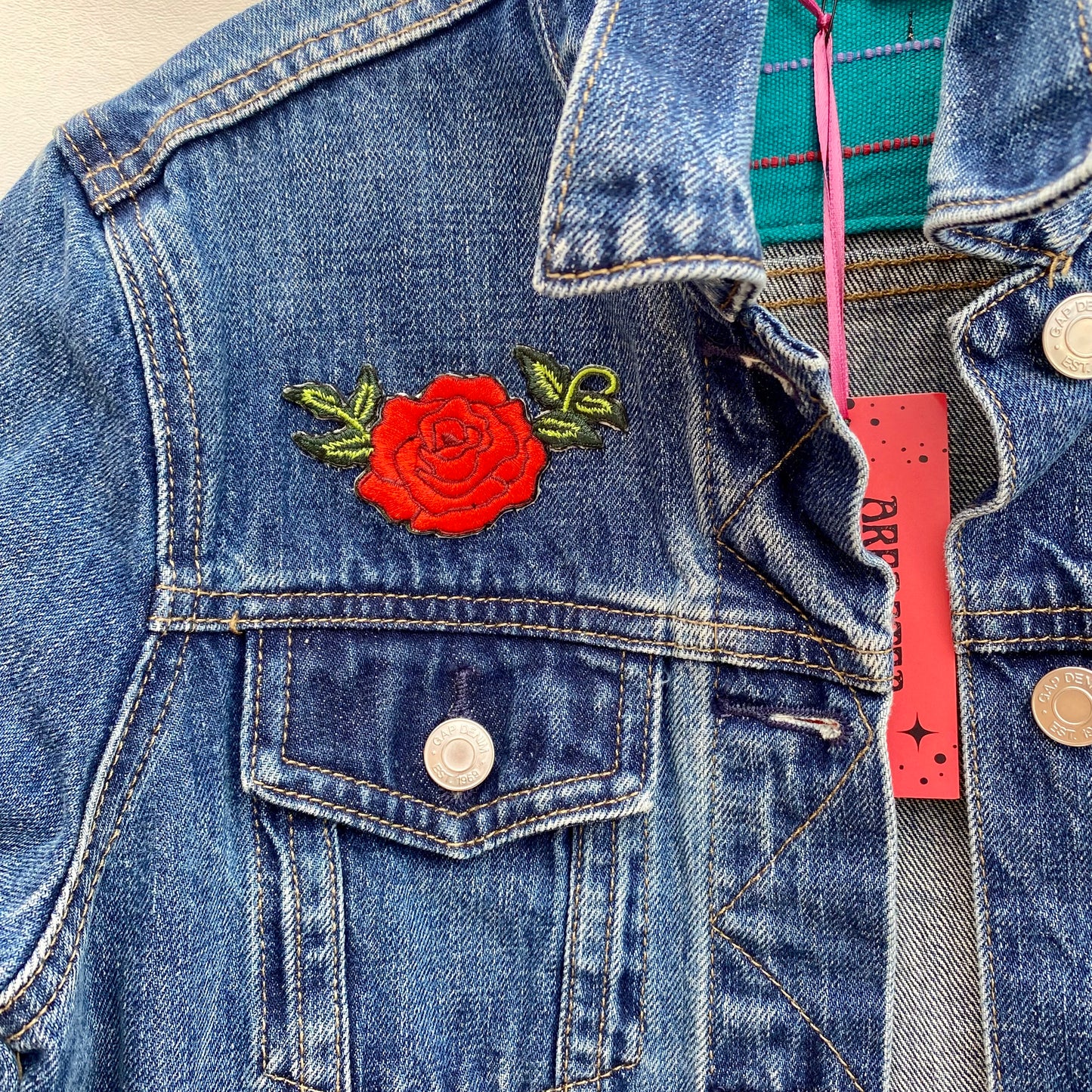 Denim Jacket Patches and Buttons