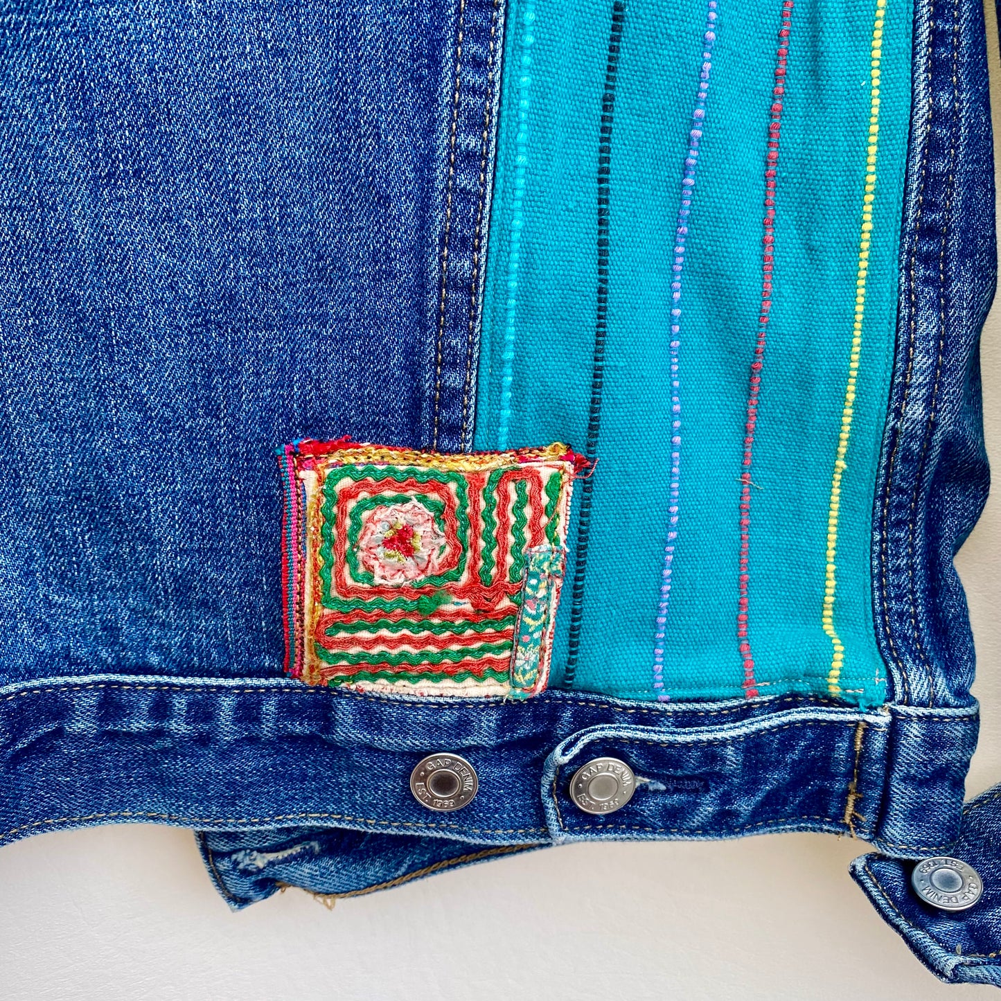 Denim Jacket Patches and Buttons