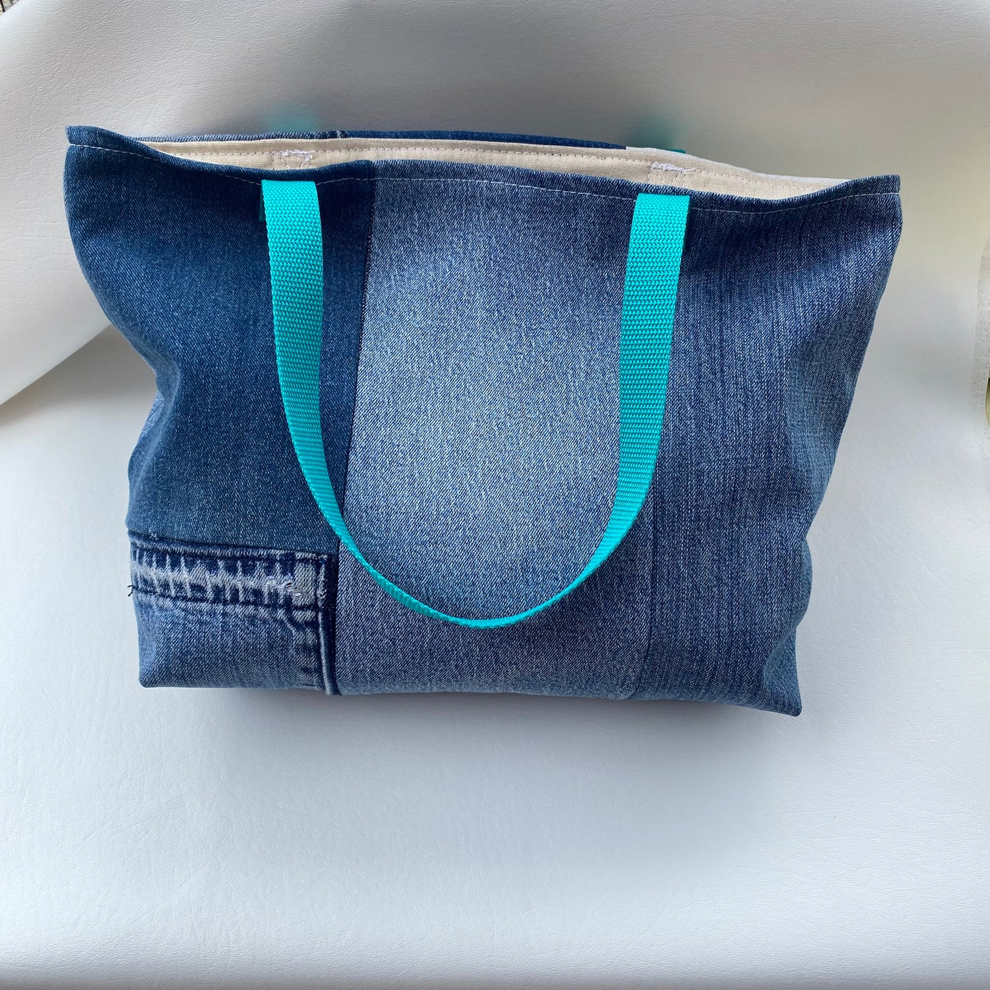 Anyclub Upcycled Denim Tote Bag