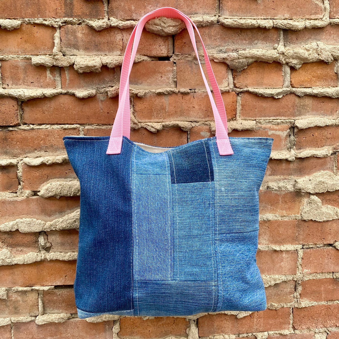 Anyclub Upcycled Denim Tote Bag