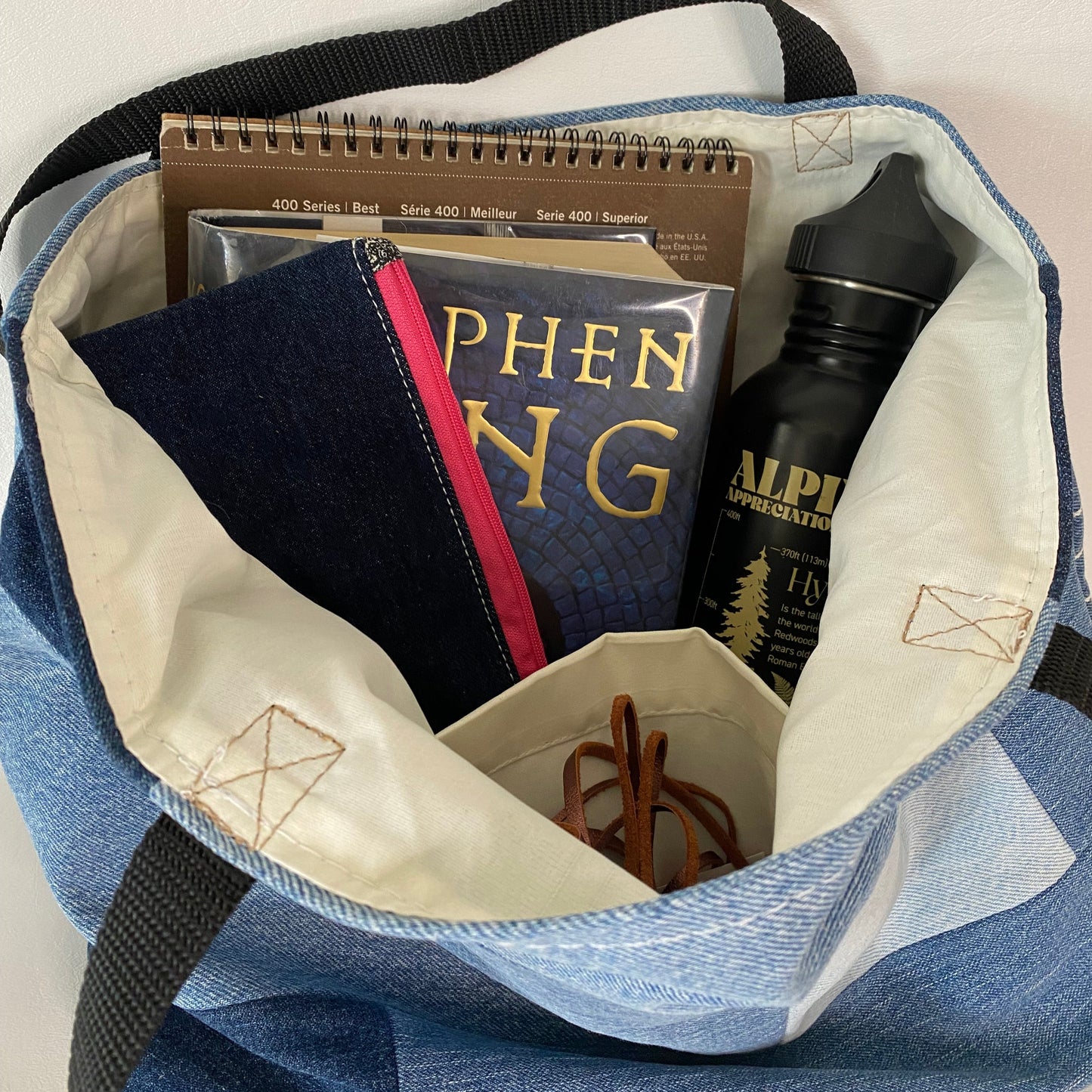 Anyclub Upcycled Denim Tote Bag