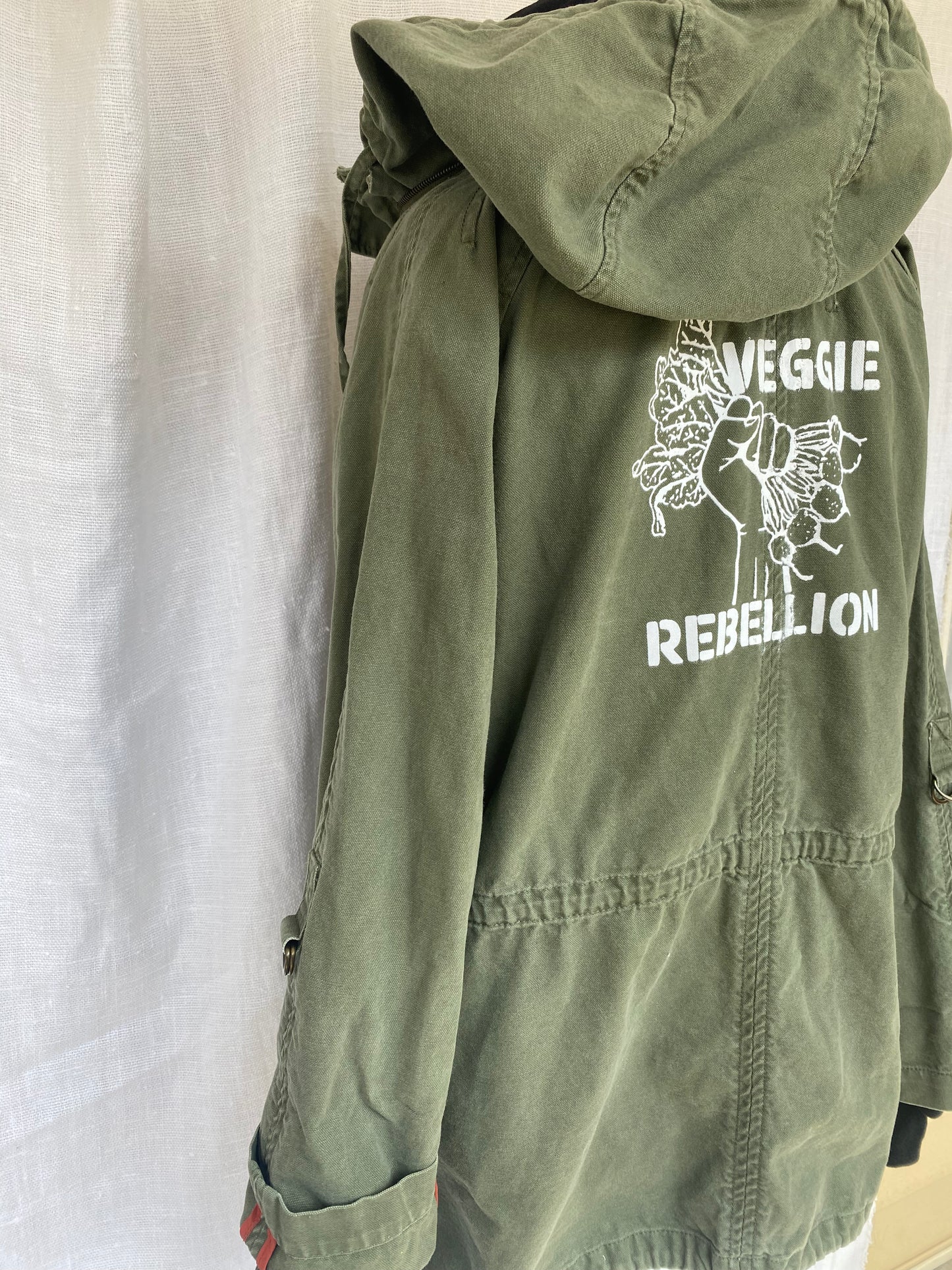 Veggie Rebellion Military Streetwear