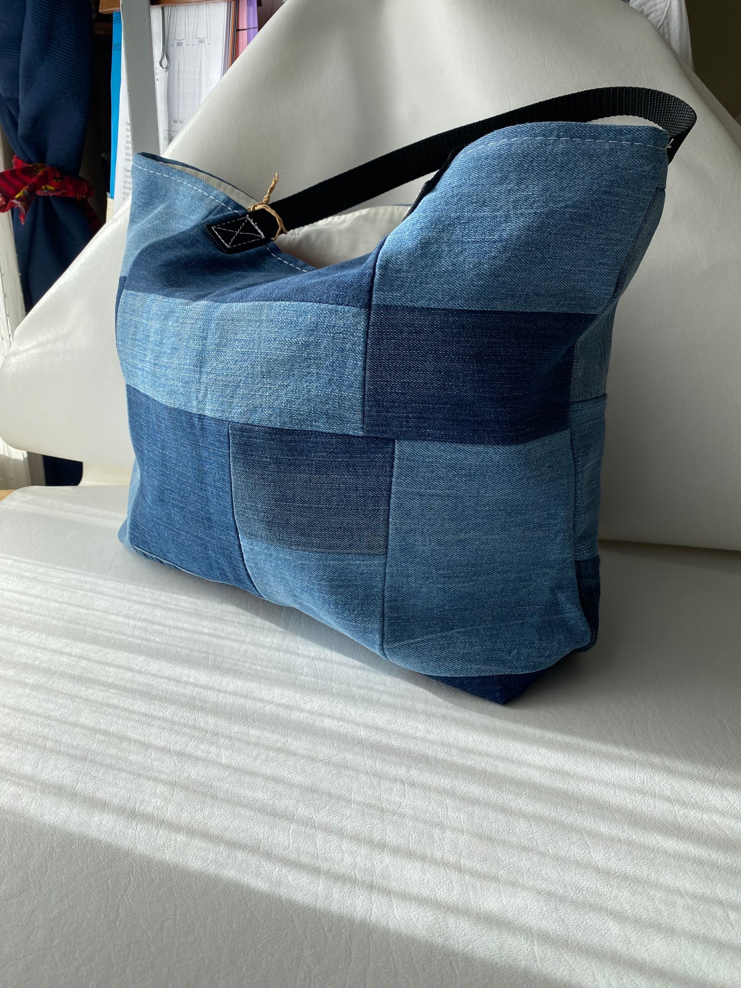 E-bike Anyclub Upcycled Denim Tote Bag