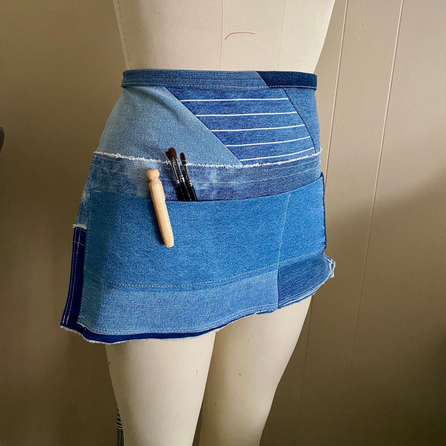 Denim Half Apron
