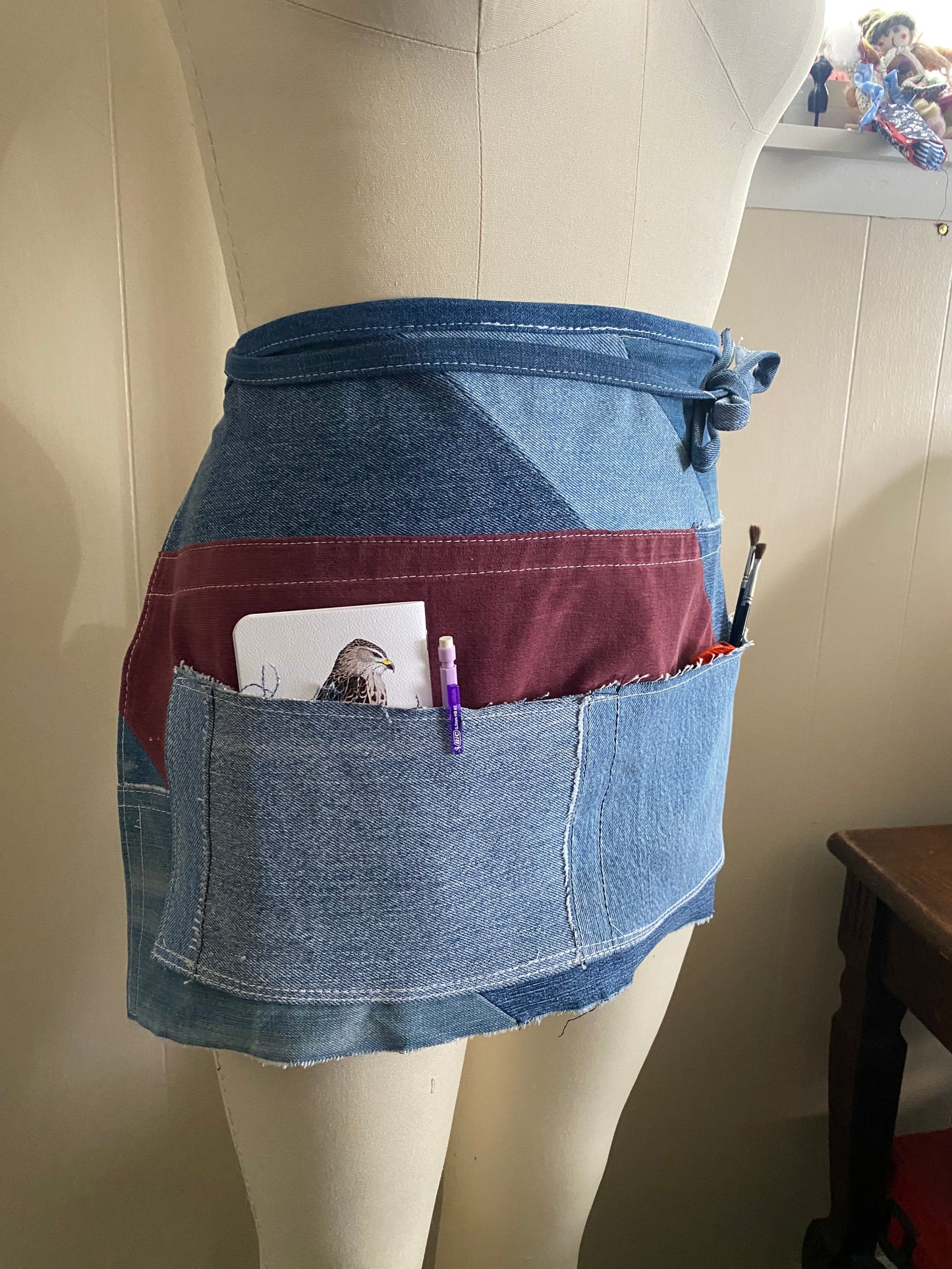 Denim Half Apron