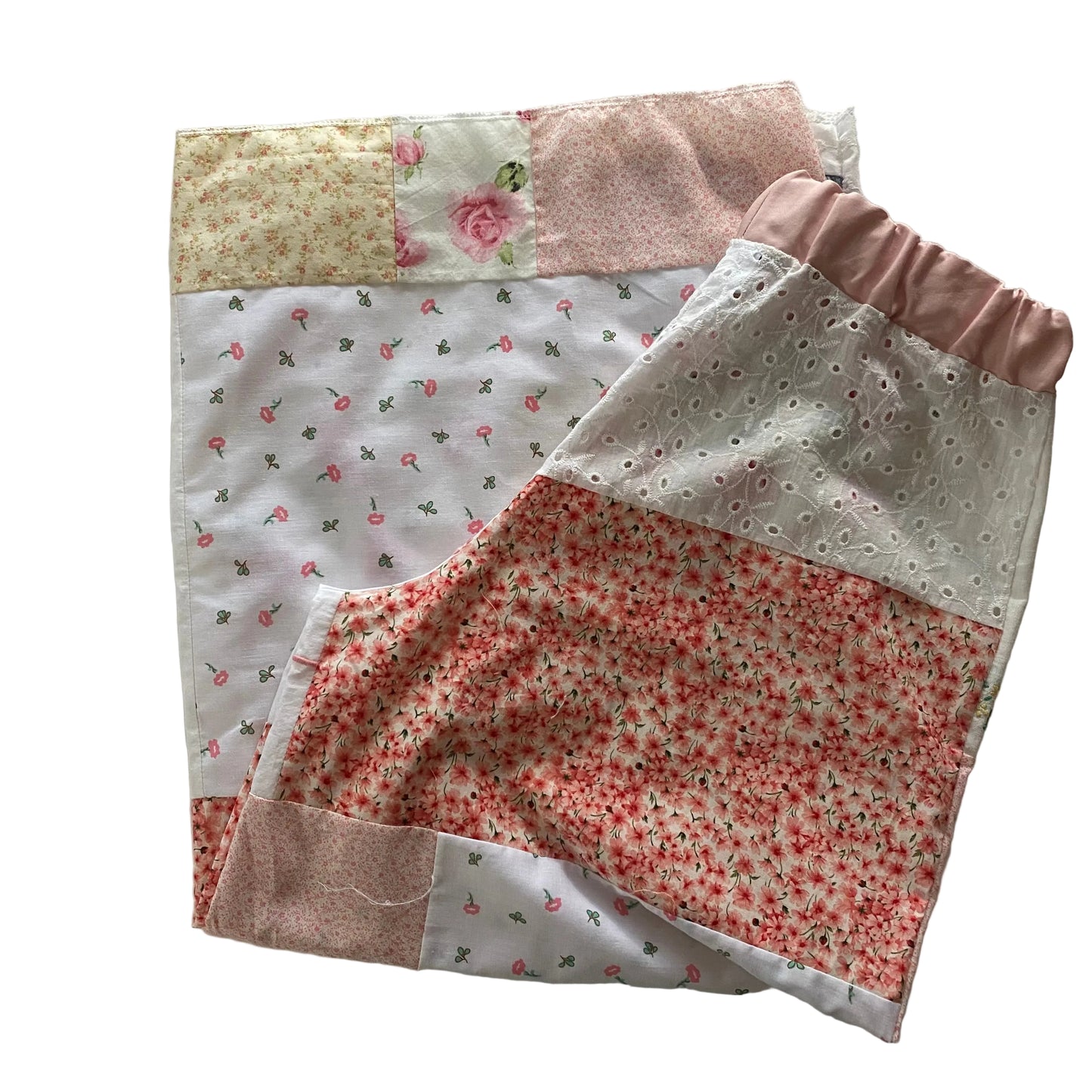 Wide leg Patchwork Lounge Pants