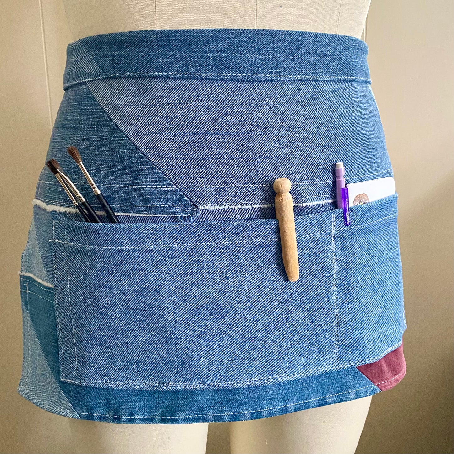 Denim Half Apron
