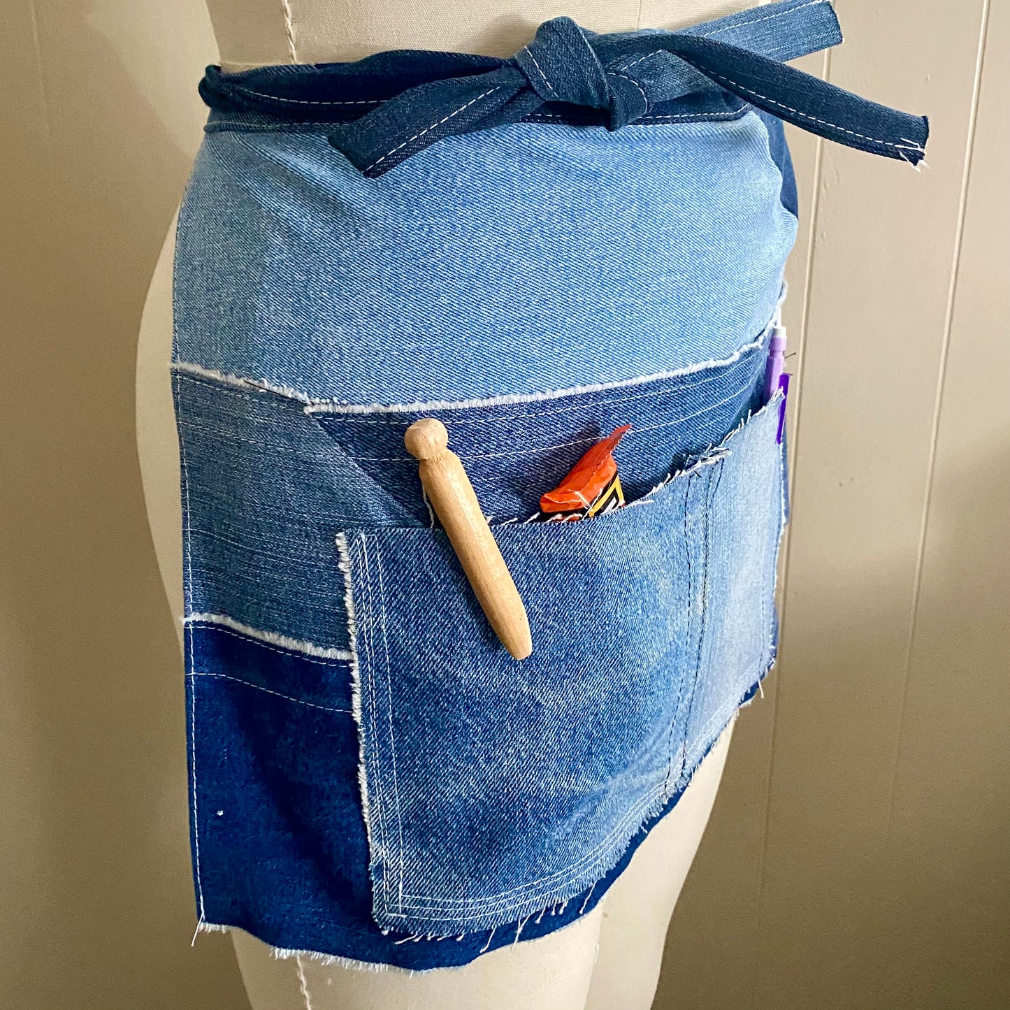 Denim Half Apron