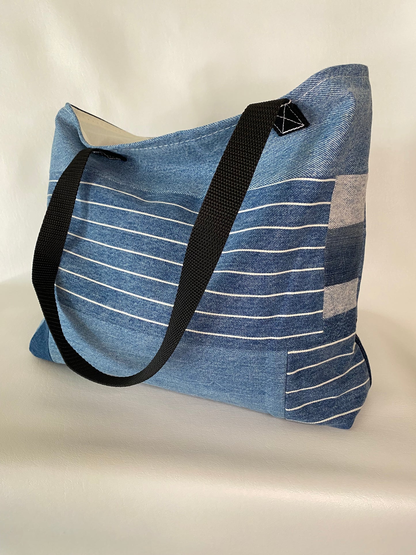 Anyclub Upcycled Denim Tote Bag