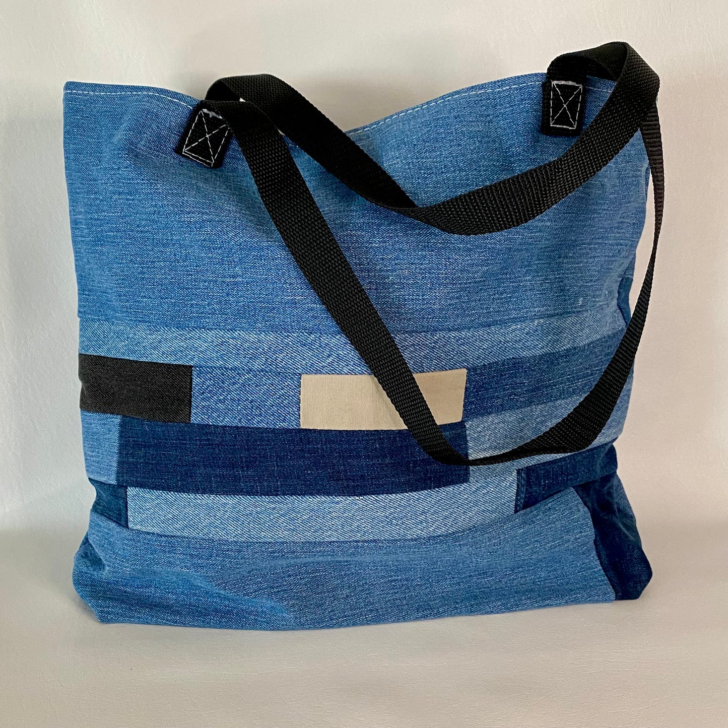 Anyclub Upcycled Denim Tote Bag