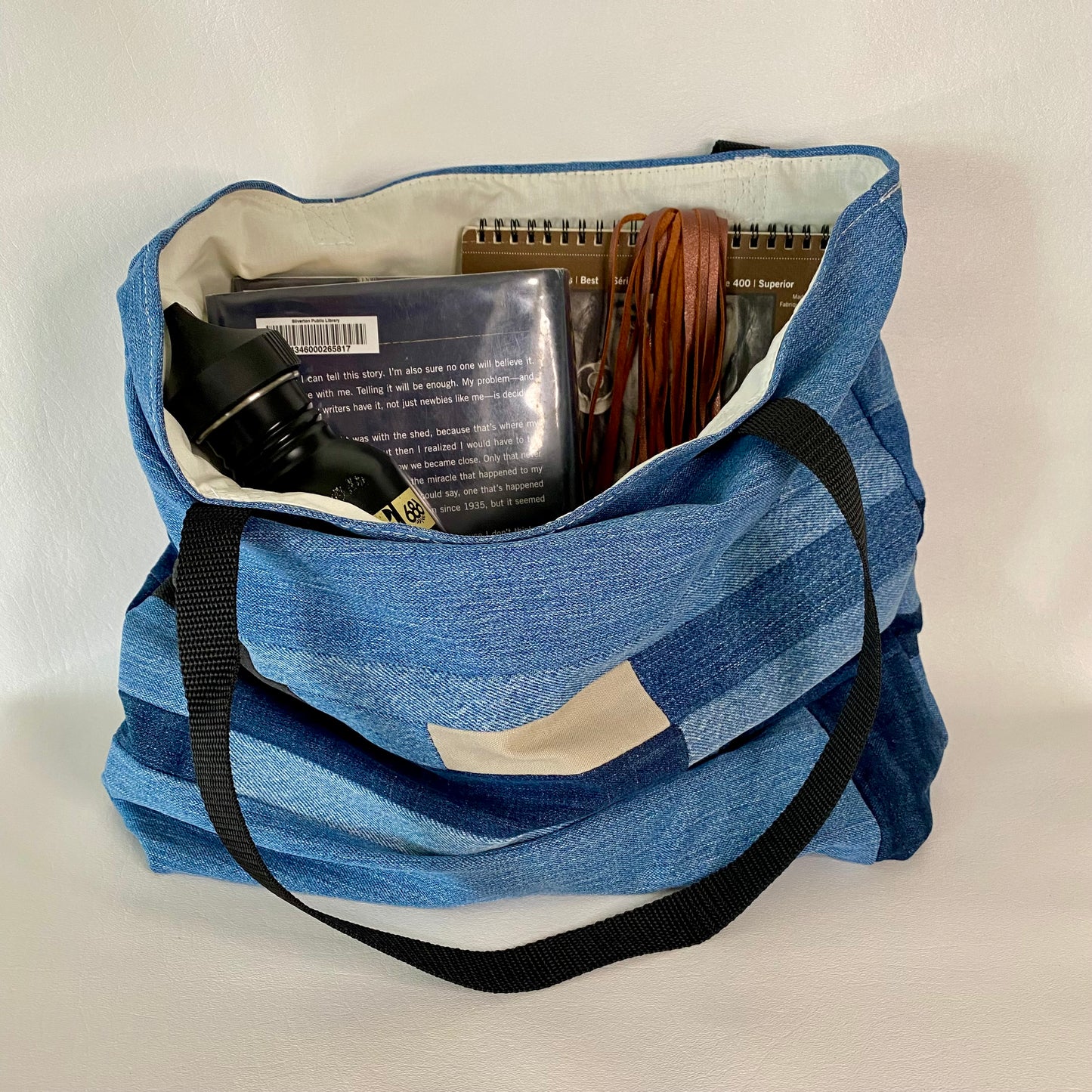 Anyclub Upcycled Denim Tote Bag