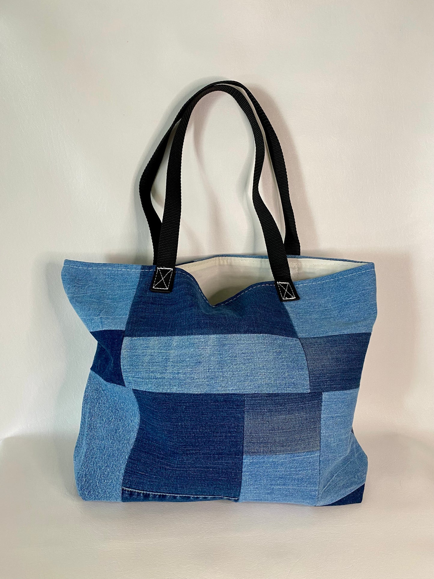 Anyclub Upcycled Denim Tote Bag