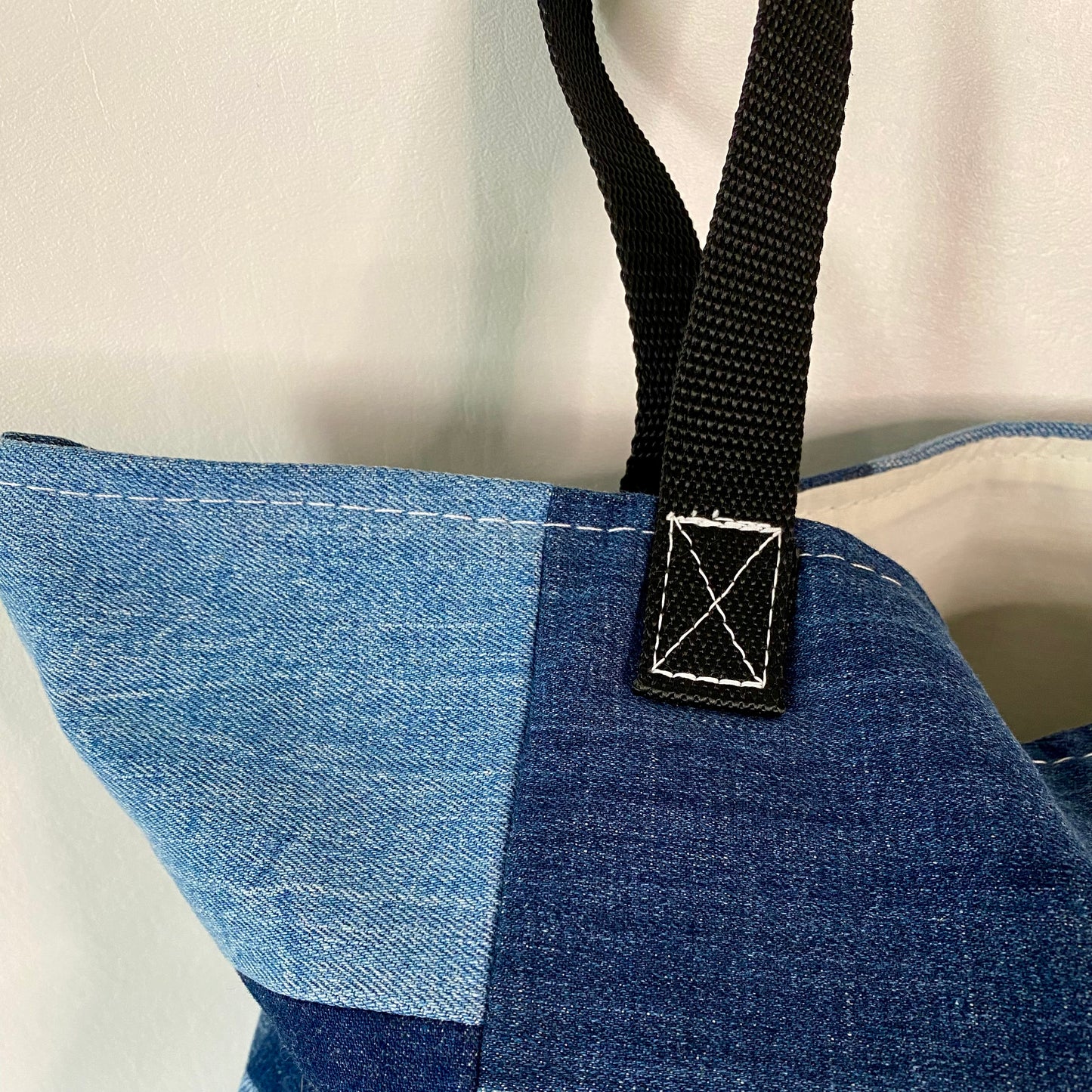 Anyclub Upcycled Denim Tote Bag