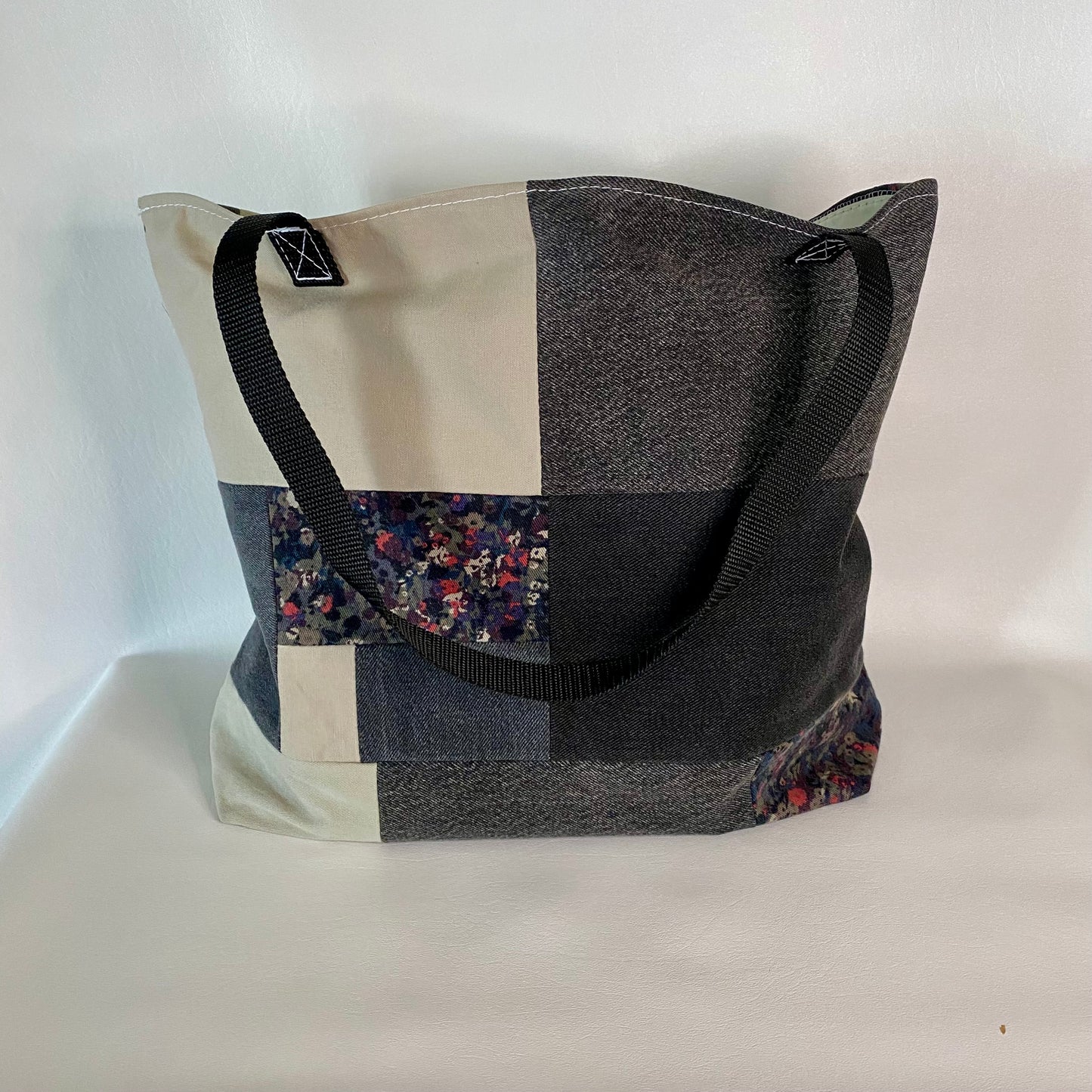 Anyclub Upcycled Denim Tote Bag